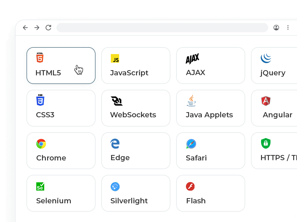 Test Monitor Any Web Applications
